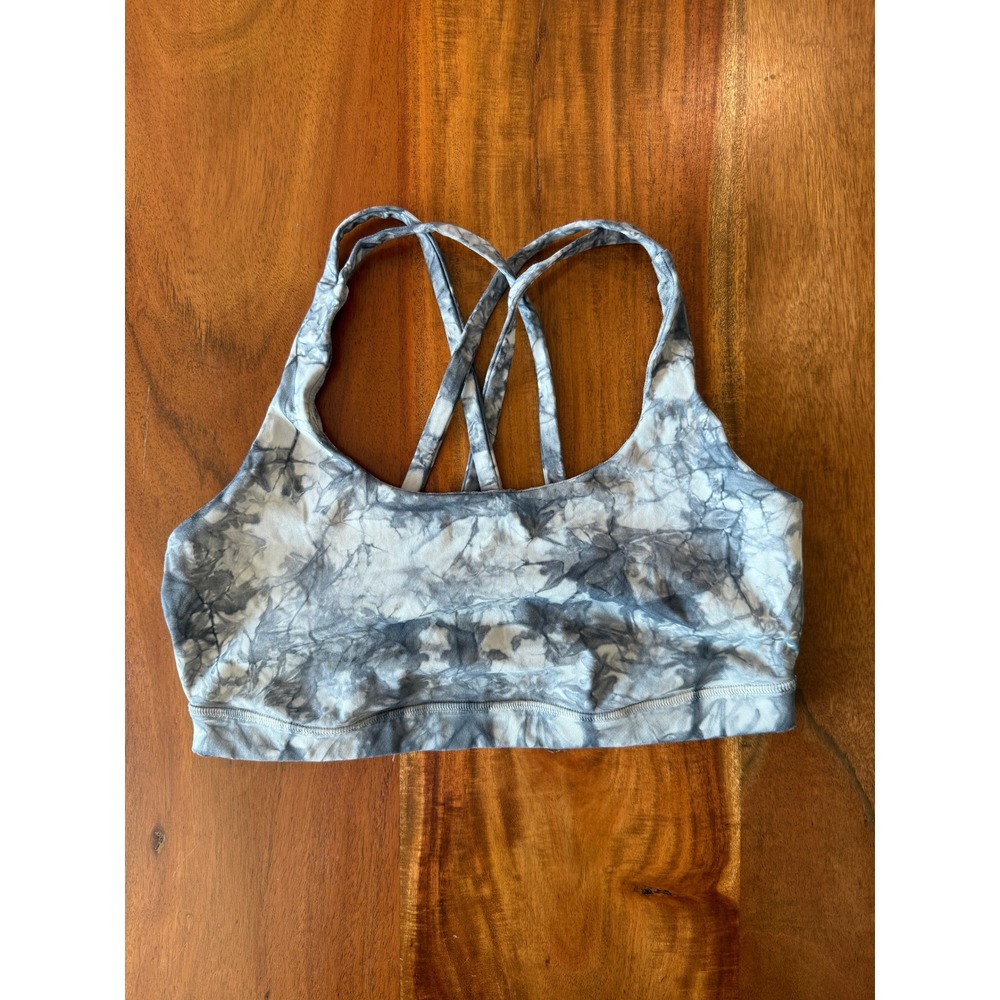 Lululemon Women's Gray Criss Cross Sports Bra